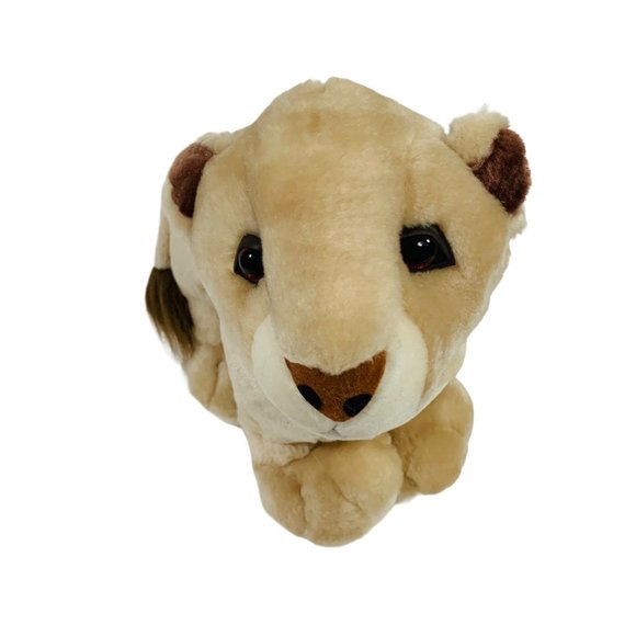 Goffa Lion Cub Wildlife Safari Plush Cuddle Toy Floppy Stuffed Animal - Picture 4 of 9